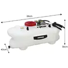 Pulverizador para ATV Donker de 60 litros con pistola pulverizadora y barra pulverizadora. - Pulverizador para ATV Donker de 60 litros con pistola pulverizadora y barra pulverizadora.